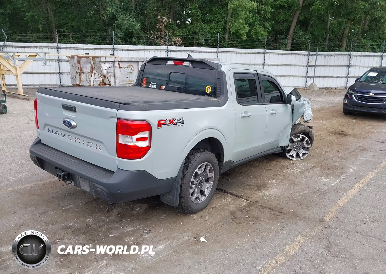 2022 Ford Maverick Lariat VIN:3FTTW8F99NRA09500 - 4