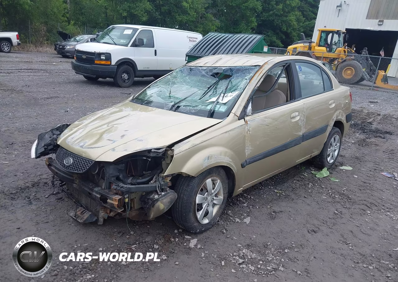 2009 Kia Rio Lx VIN:KNADE223396510078 - 2