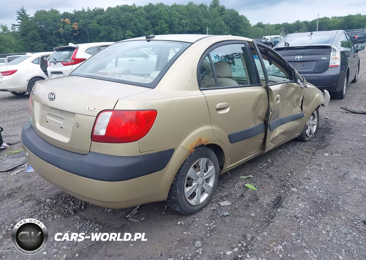 2009 Kia Rio Lx VIN:KNADE223396510078 - 4