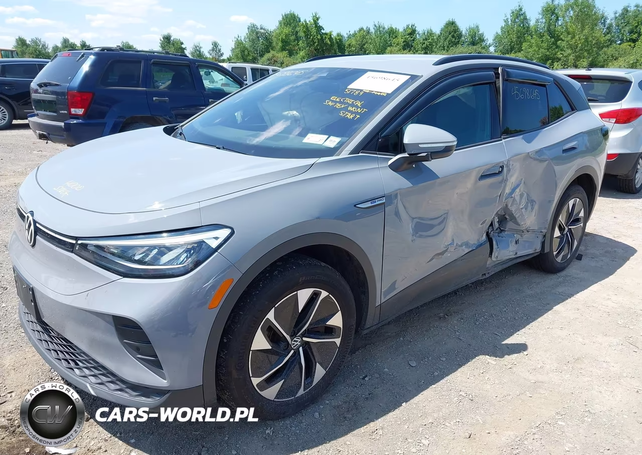 2022 Volkswagen Id.4 Awd Pro VIN:WVGJNPE21NP070156 - 2