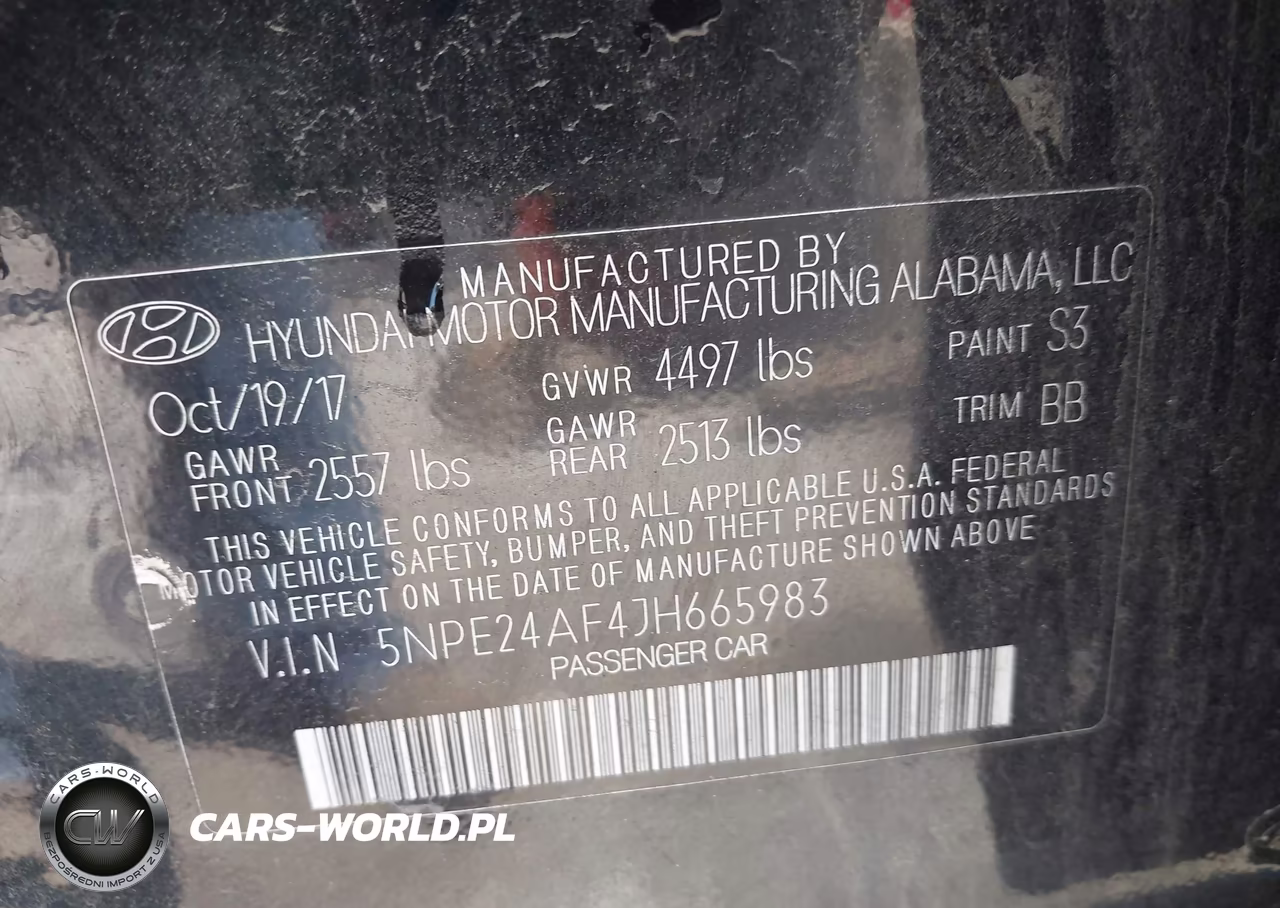 2018 Hyundai Sonata Se VIN:5NPE24AF4JH665983 - 9