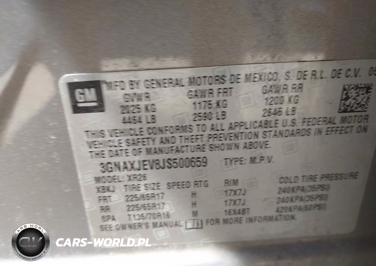 2018 Chevrolet Equinox Lt VIN:3GNAXJEV8JS500659 - 9