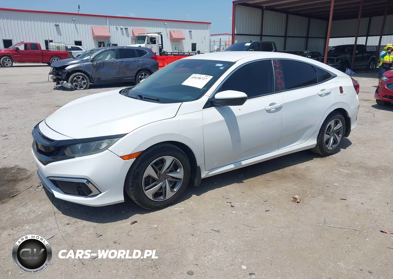 2019 HONDA CIVIC LX VIN:19XFC2F61KE006635 - 2