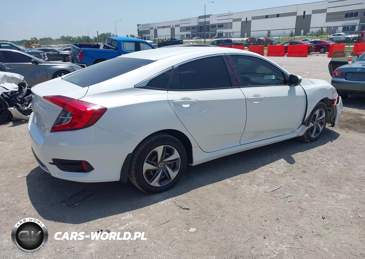 2019 HONDA CIVIC LX VIN:19XFC2F61KE006635 - 4