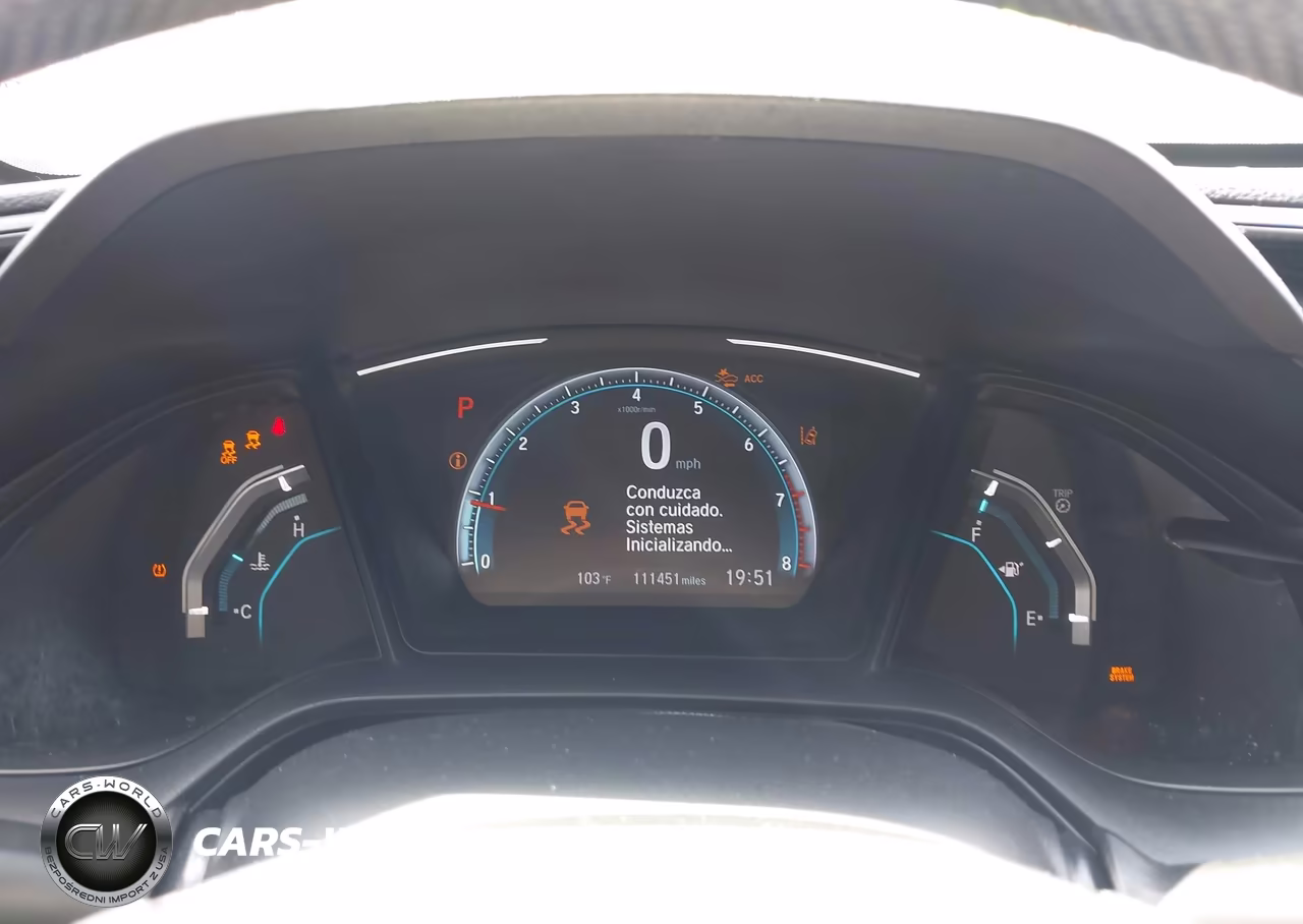 2019 HONDA CIVIC LX VIN:19XFC2F61KE006635 - 7