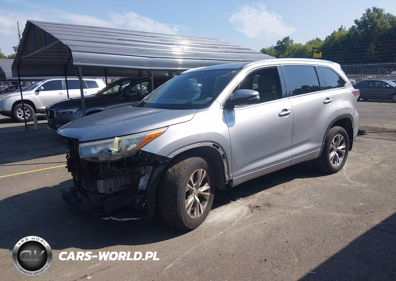 2015 Toyota Highlander Xle V6 VIN:5TDJKRFH2FS153291 - 2