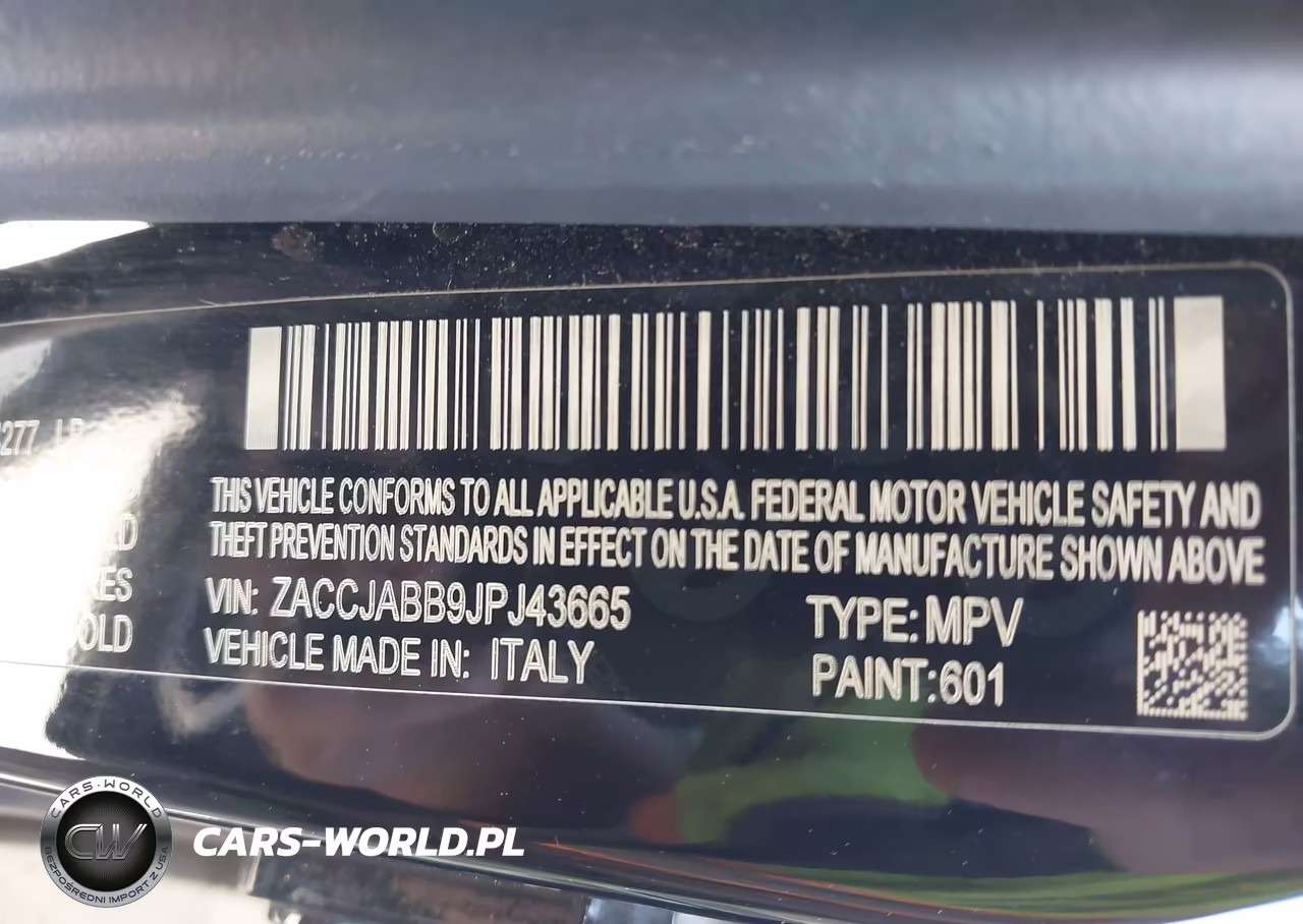 2018 Jeep Renegade Latitude Fwd VIN:ZACCJABB9JPJ43665 - 9