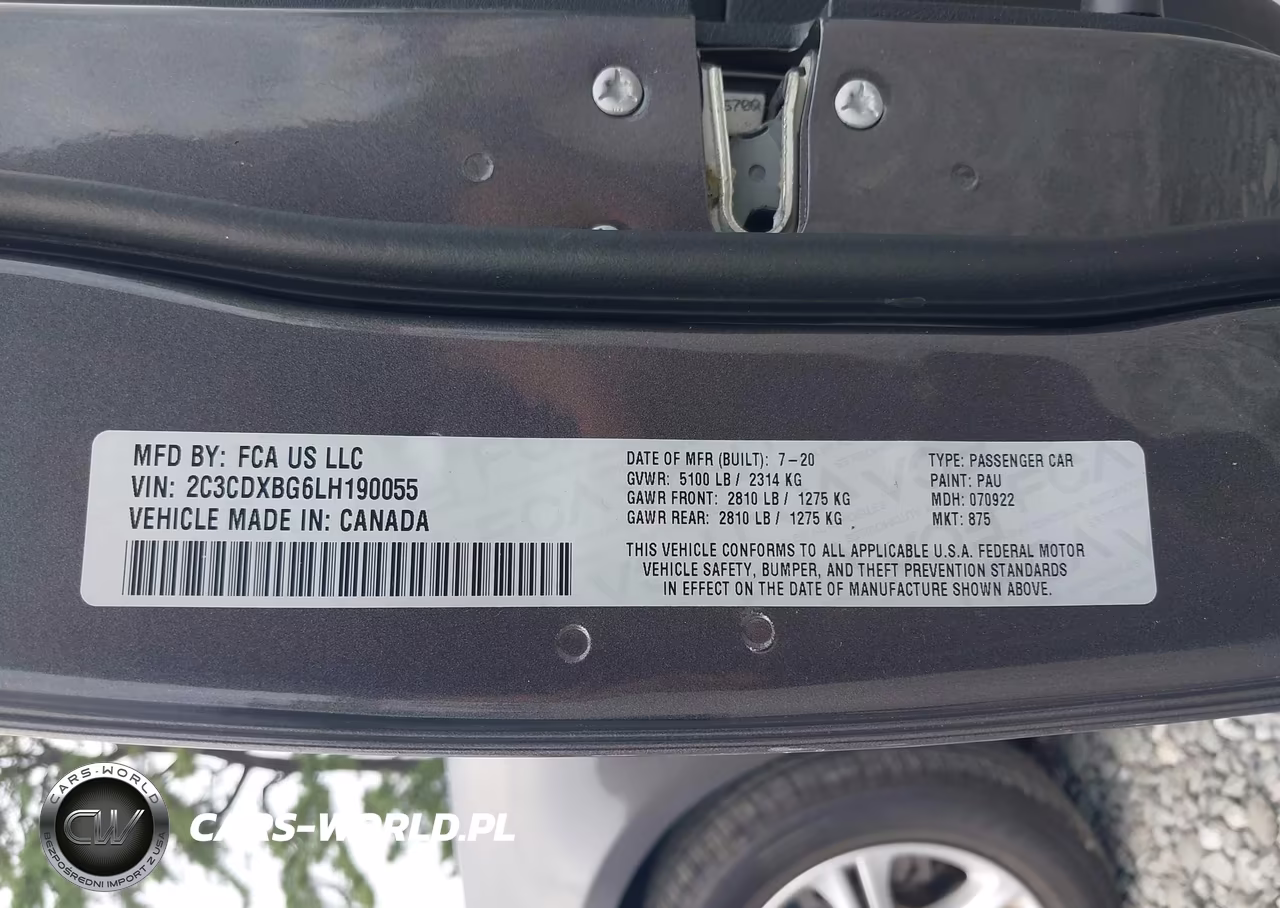 2020 Dodge Charger Sxt Rwd VIN:2C3CDXBG6LH190055 - 9