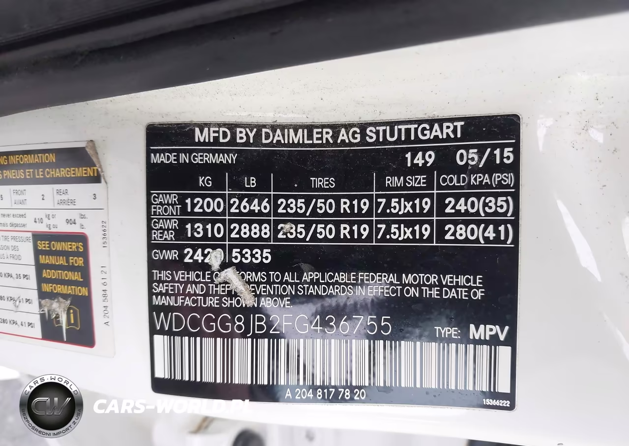 2015 Mercedes-Benz Glk 350 4Matic VIN:WDCGG8JB2FG436755 - 9