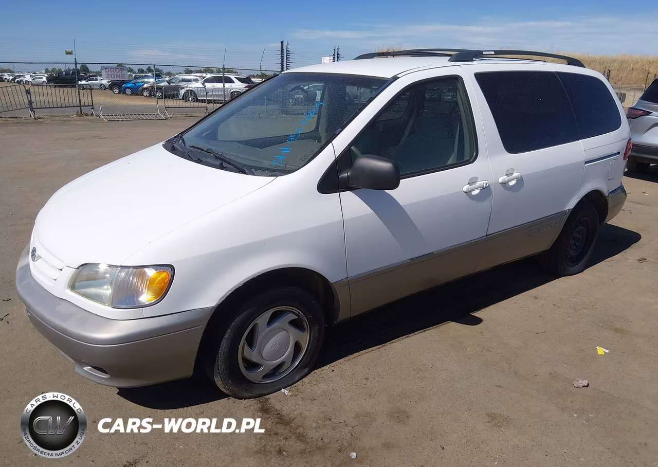 2002 Toyota Sienna Le VIN:4T3ZF13C02U437741 - 2