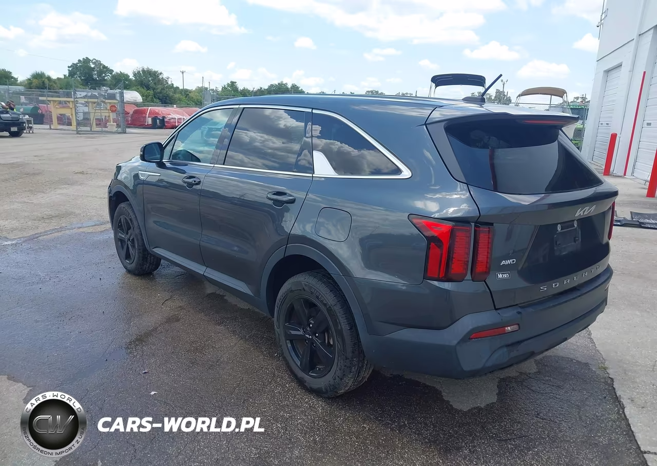 2022 Kia Sorento Lx VIN:5XYRGDLC2NG100909 - 3