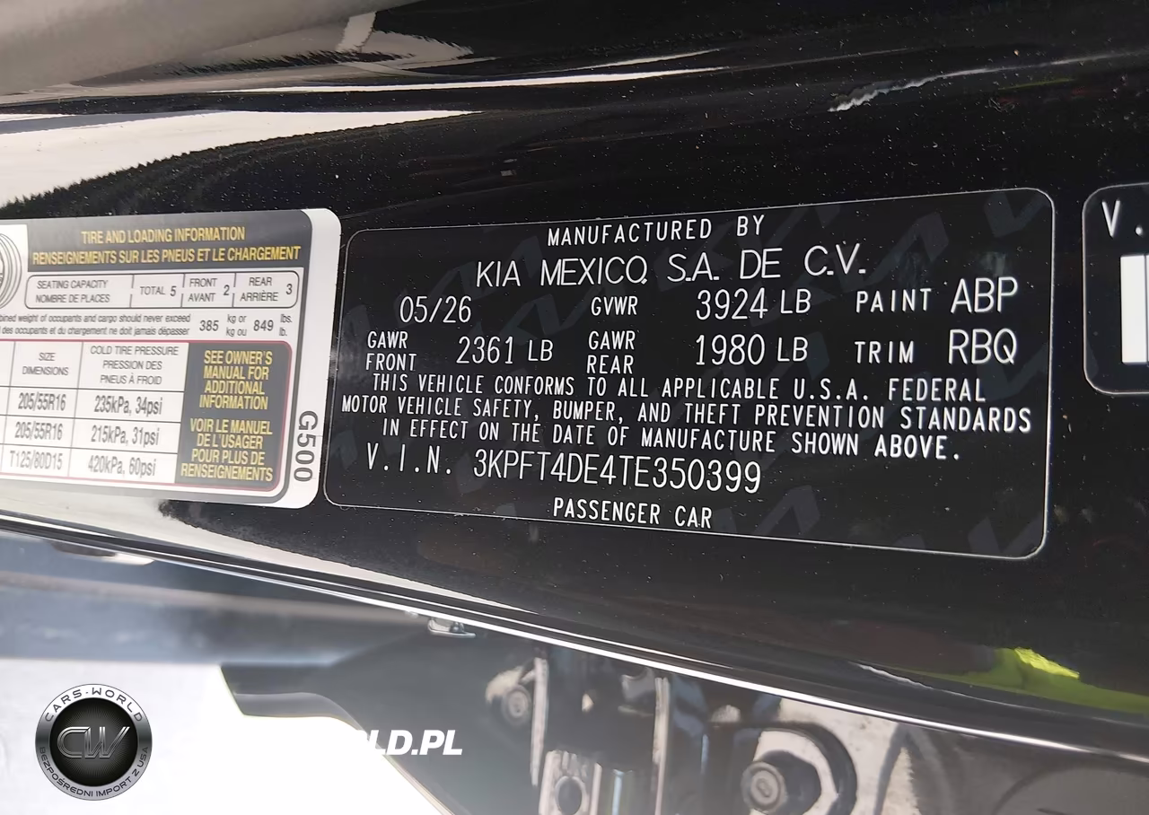 2026 Kia K4 Lxs VIN:3KPFT4DE4TE350399 - 9