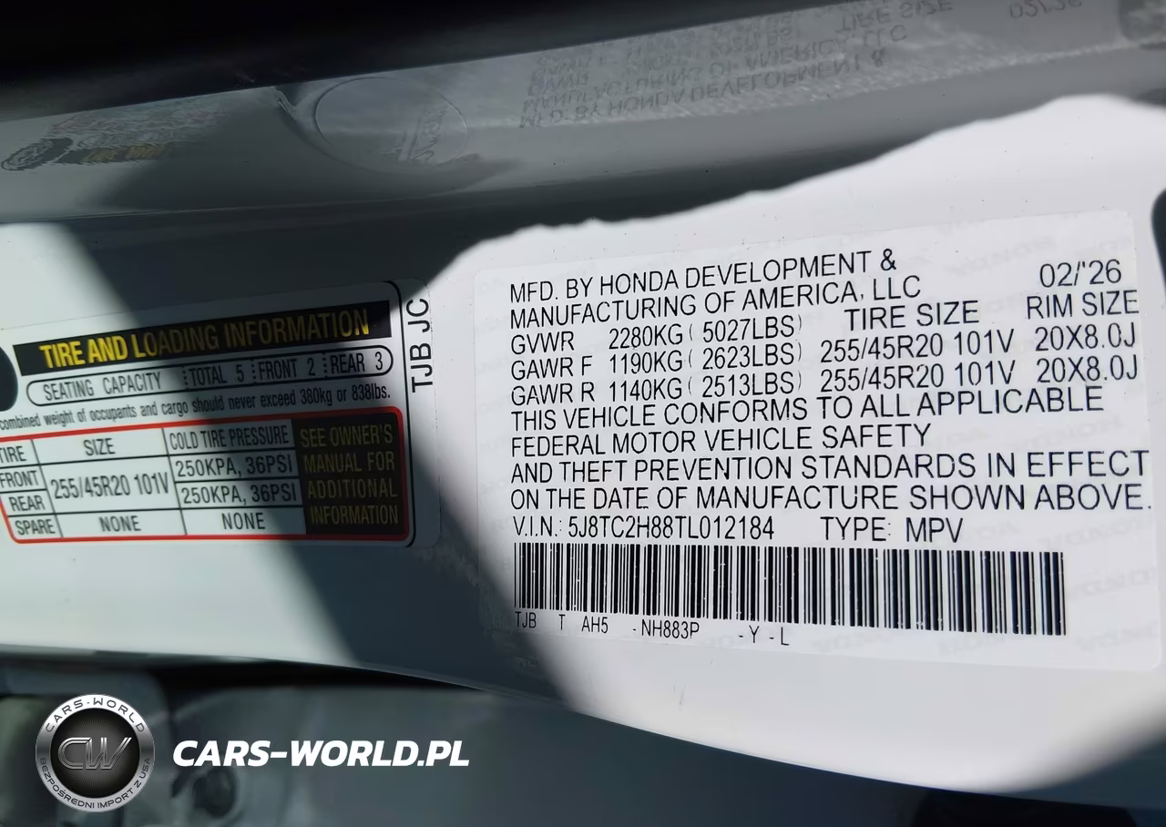 2026 Acura Rdx A-Spec Advance VIN:5J8TC2H88TL012184 - 9