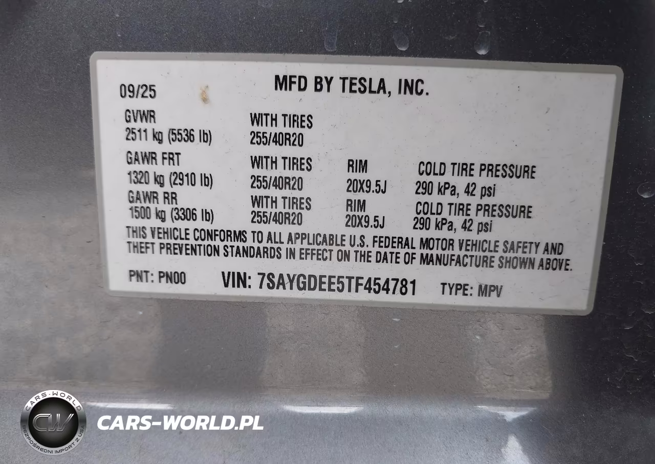2026 Tesla Model Y All-Wheel Drive-Long Range Launch Series-Premium All-Wheel Drive VIN:7SAYGDEE5TF454781 - 9