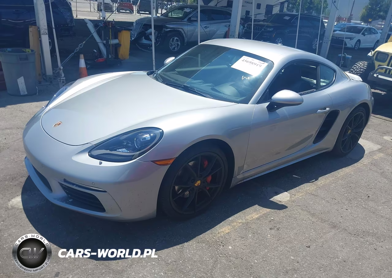 2018 Porsche 718 Cayman S VIN:WP0AB2A87JK279080 - 2