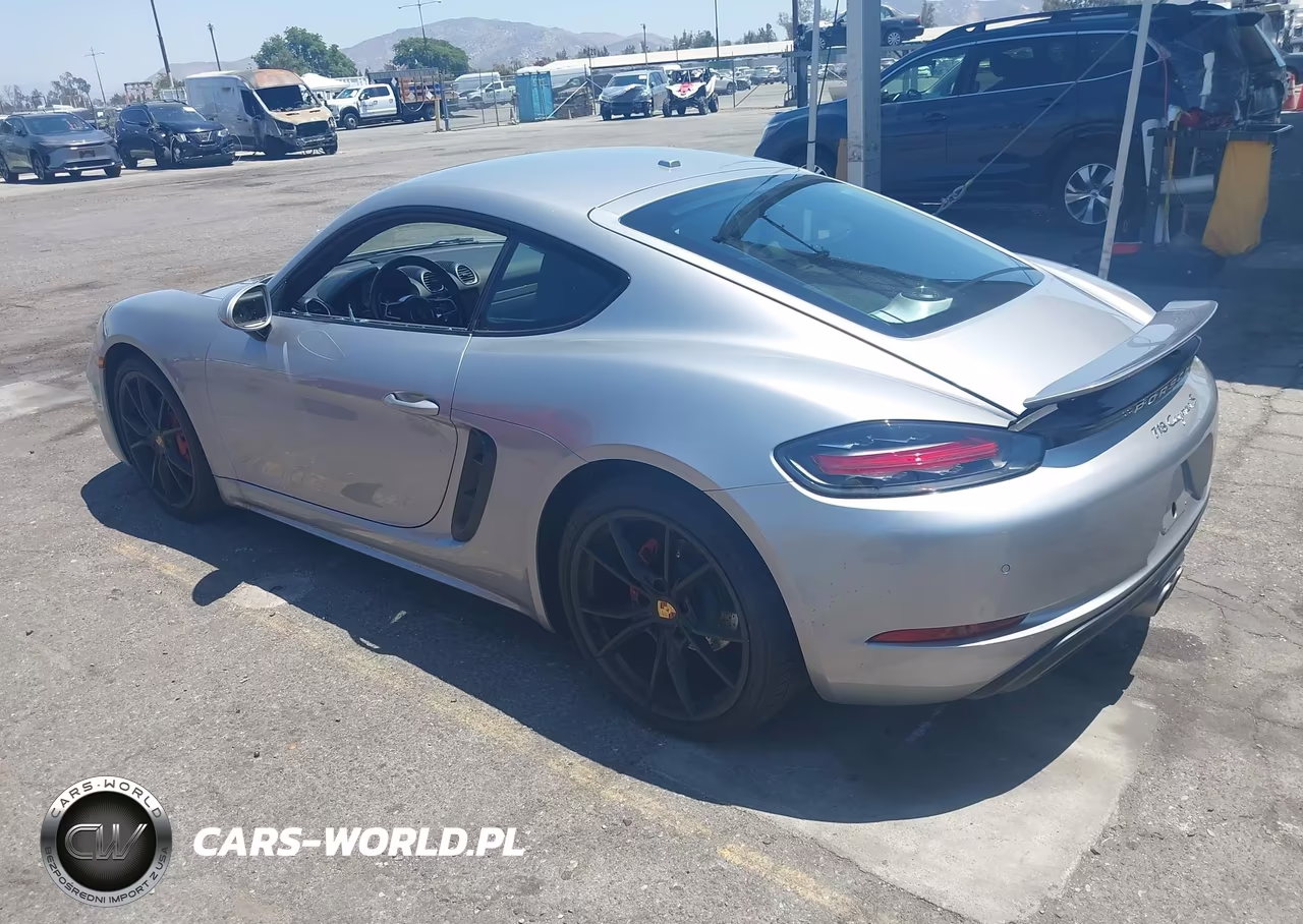 2018 Porsche 718 Cayman S VIN:WP0AB2A87JK279080 - 3