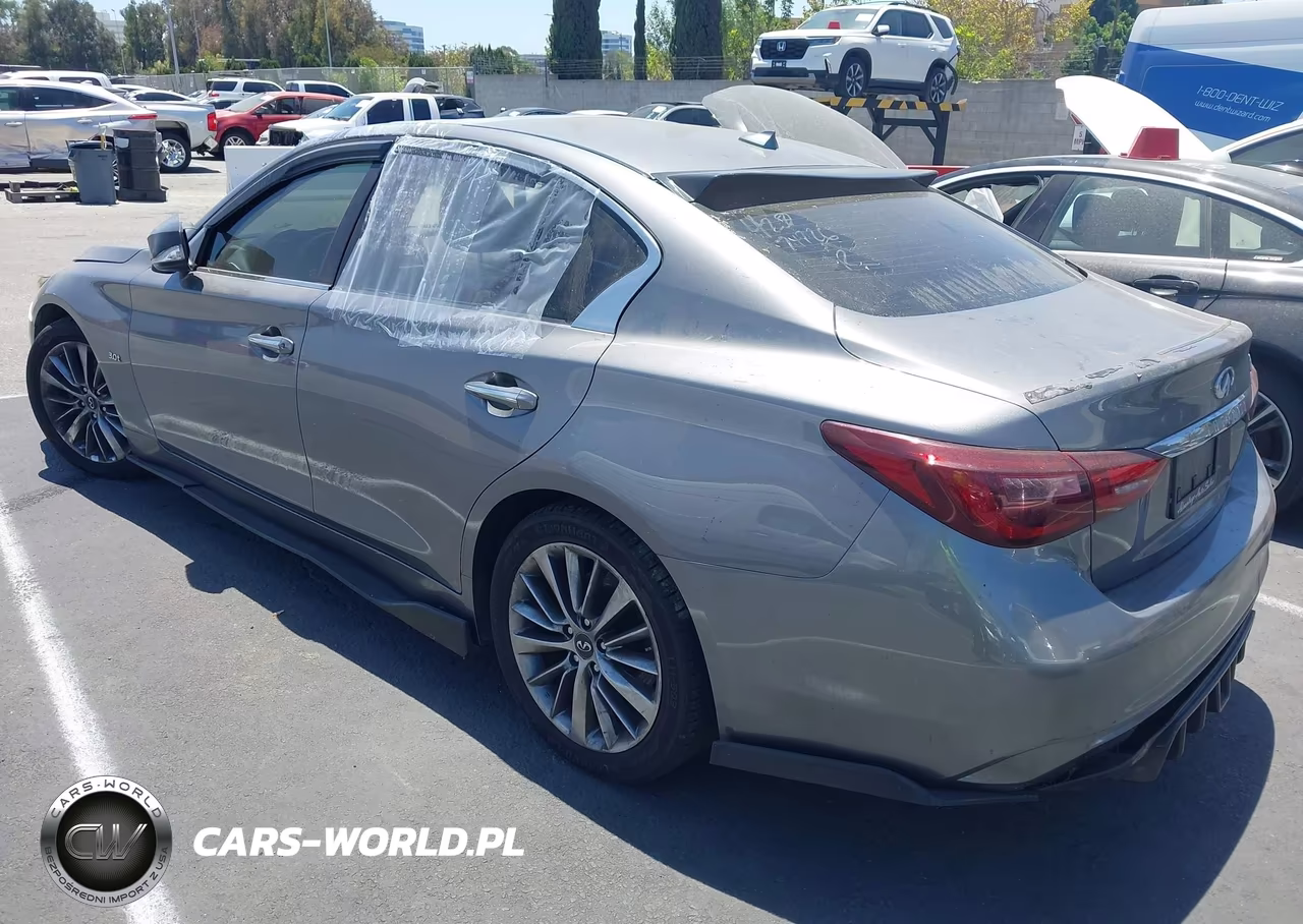 2018 Infiniti Q50 3.0T Luxe VIN:JN1EV7APXJM591463 - 3
