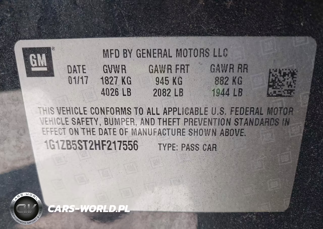 2017 Chevrolet Malibu Ls VIN:1G1ZB5ST2HF217556 - 9