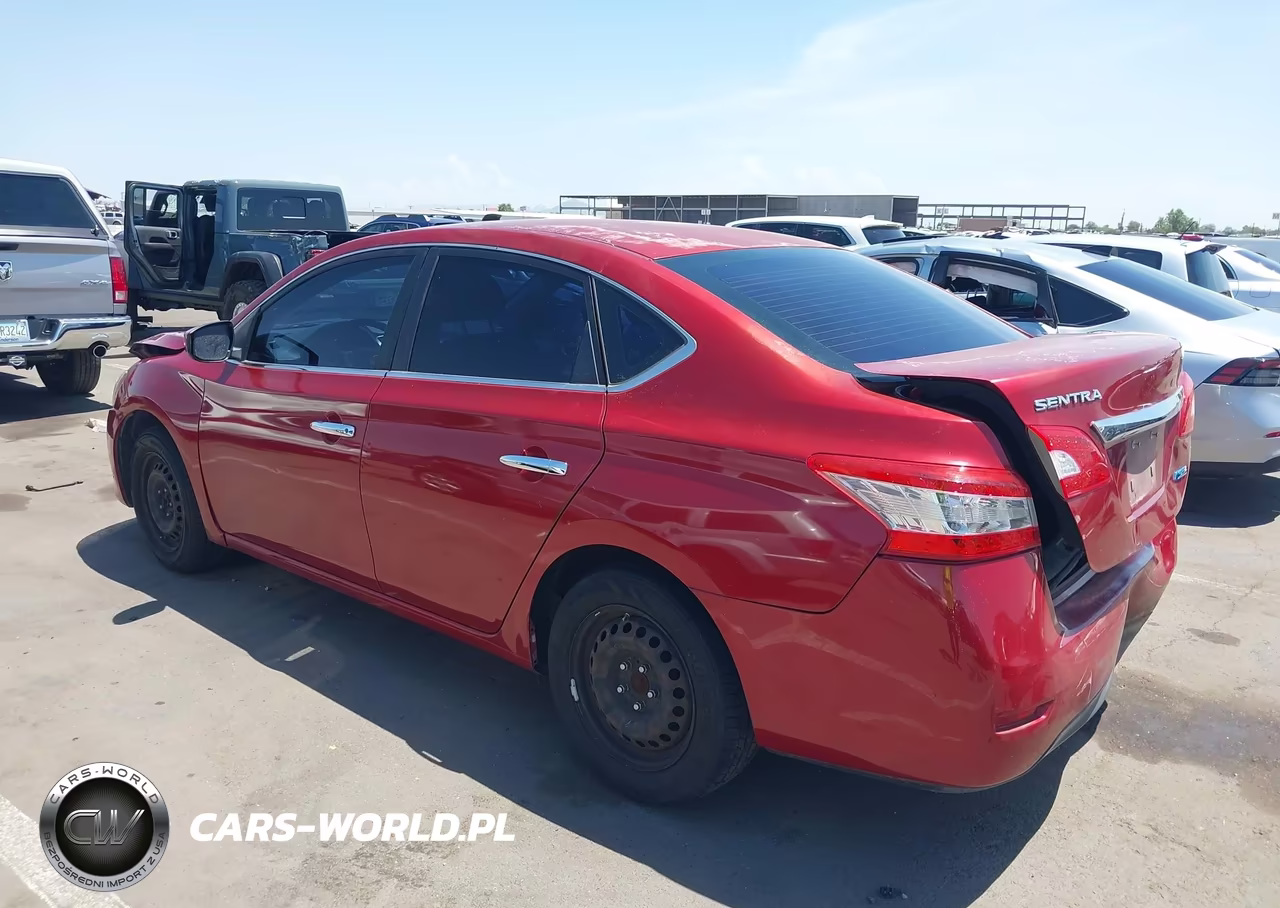 2014 Nissan Sentra S VIN:3N1AB7AP6EY248367 - 3