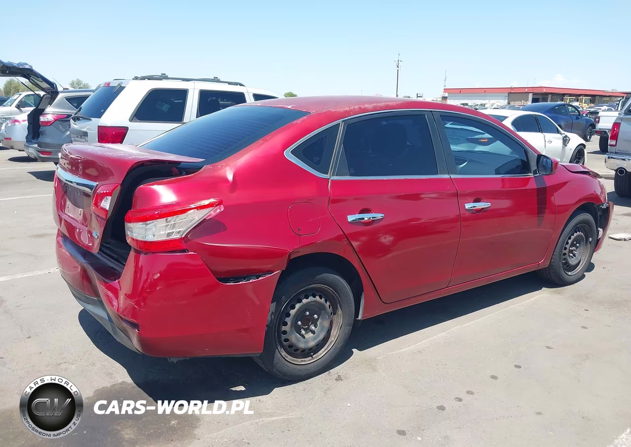 2014 Nissan Sentra S VIN:3N1AB7AP6EY248367 - 4