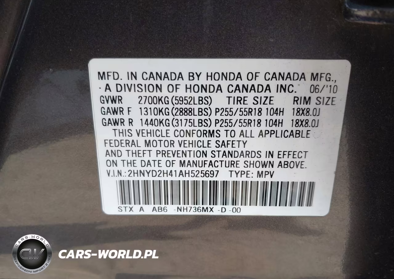 2010 Acura Mdx Technology Package VIN:2HNYD2H41AH525697 - 9