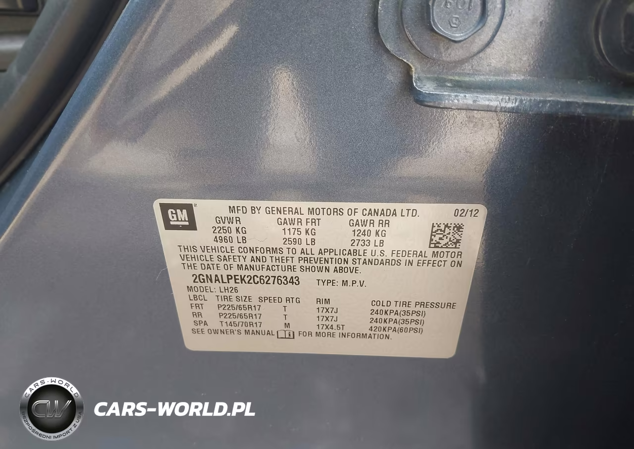 2012 Chevrolet Equinox Lt W-2Lt VIN:2GNALPEK2C6276343 - 9