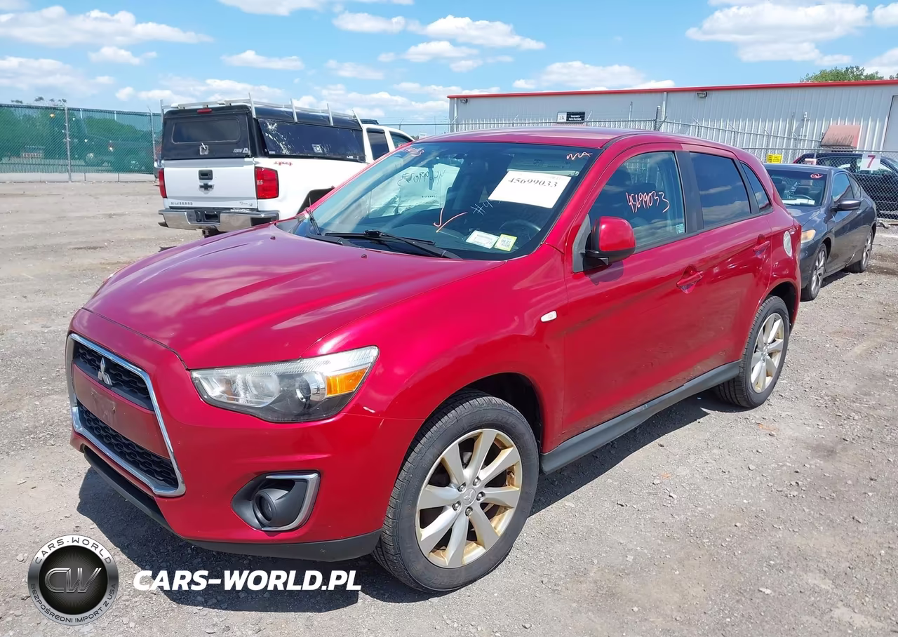 2015 Mitsubishi Outlander Sport Es VIN:4A4AP3AU5FE044163 - 2