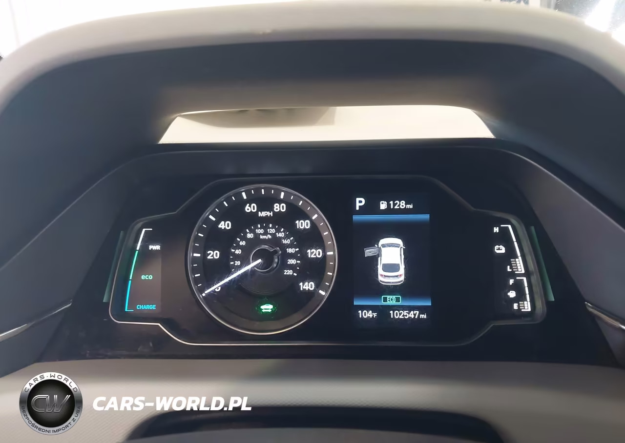 2020 Hyundai Ioniq Hybrid Blue VIN:KMHC65LC2LU233501 - 7