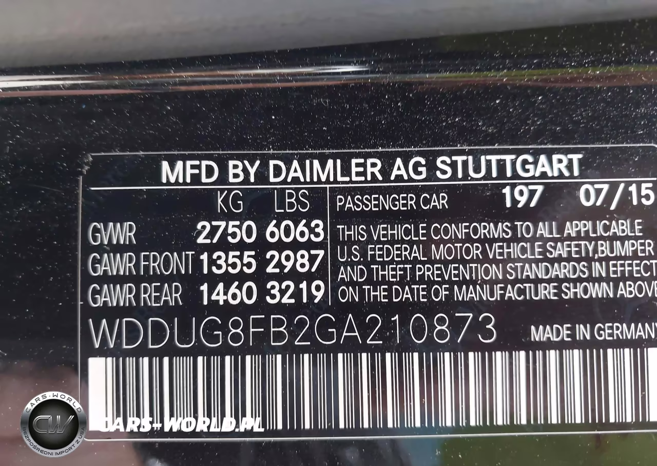 2016 Mercedes-Benz S 550 4Matic VIN:WDDUG8FB2GA210873 - 9