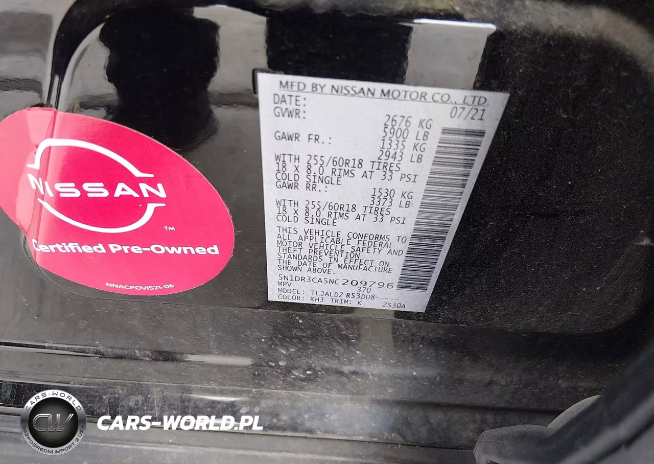 2022 Nissan Pathfinder Sl 2Wd VIN:5N1DR3CA5NC209796 - 9