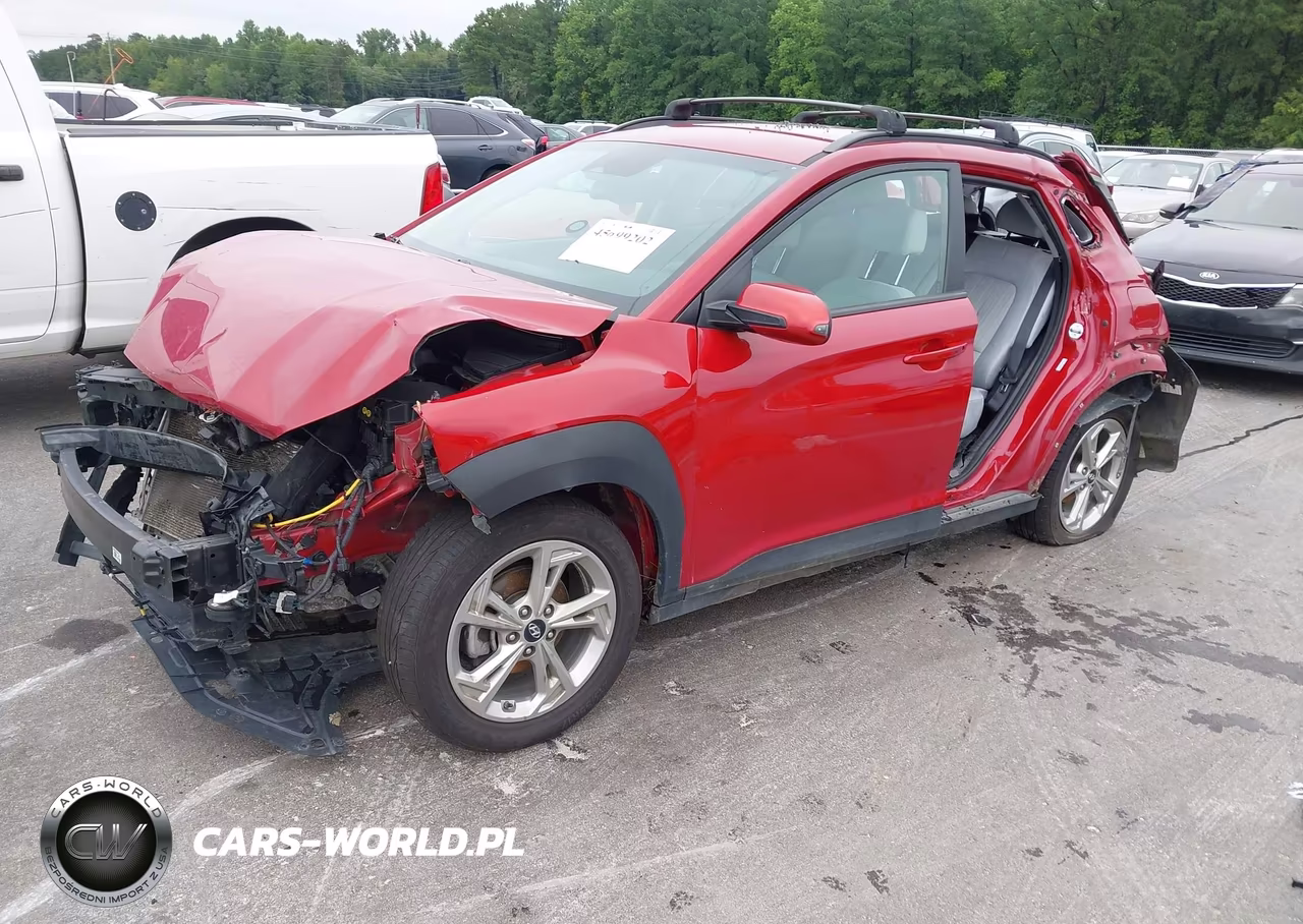 2022 Hyundai Kona Sel VIN:KM8K62AB7NU857642 - 2