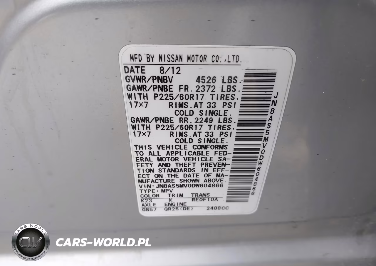 2013 Nissan Rogue Sv VIN:JN8AS5MV0DW604866 - 9