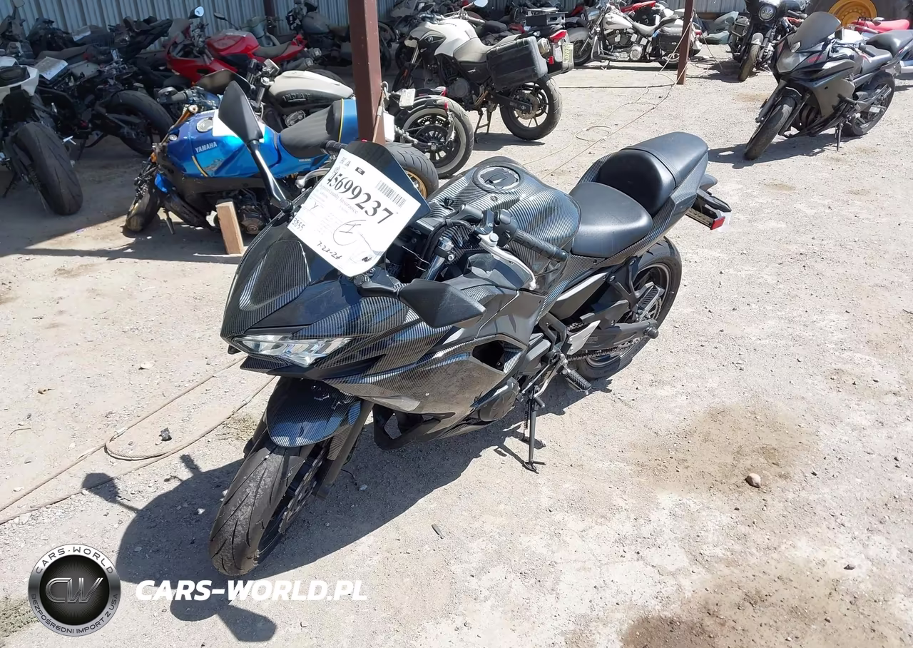 2024 Kawasaki Ex650 R VIN:ML5EXER19RDAC9084 - 2