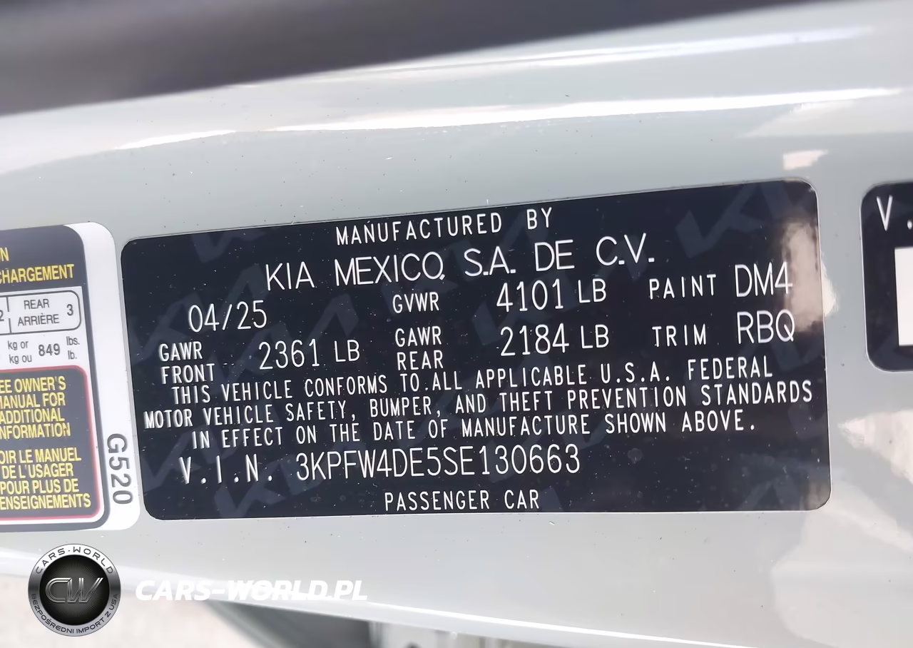 2025 Kia K4 Gt-Line VIN:3KPFW4DE5SE130663 - 9