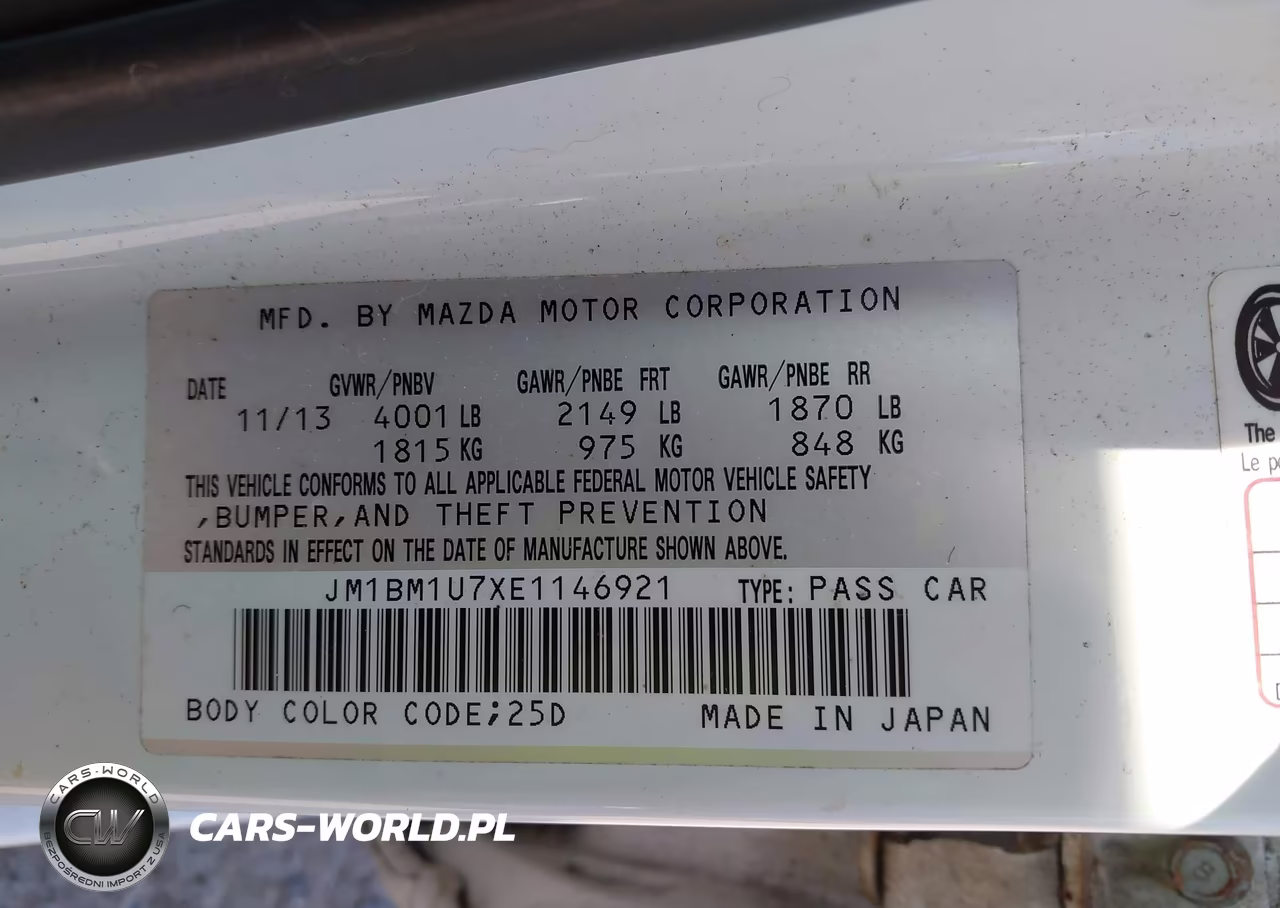2014 Mazda Mazda3 I Sport VIN:JM1BM1U7XE1146921 - 9