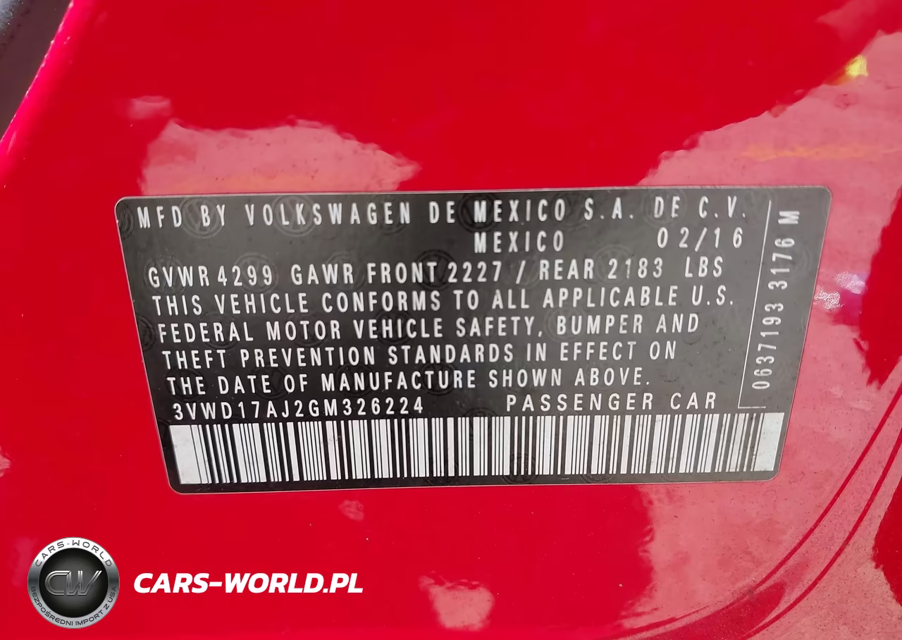 2016 Volkswagen Jetta 1.8T Sport VIN:3VWD17AJ2GM326224 - 9