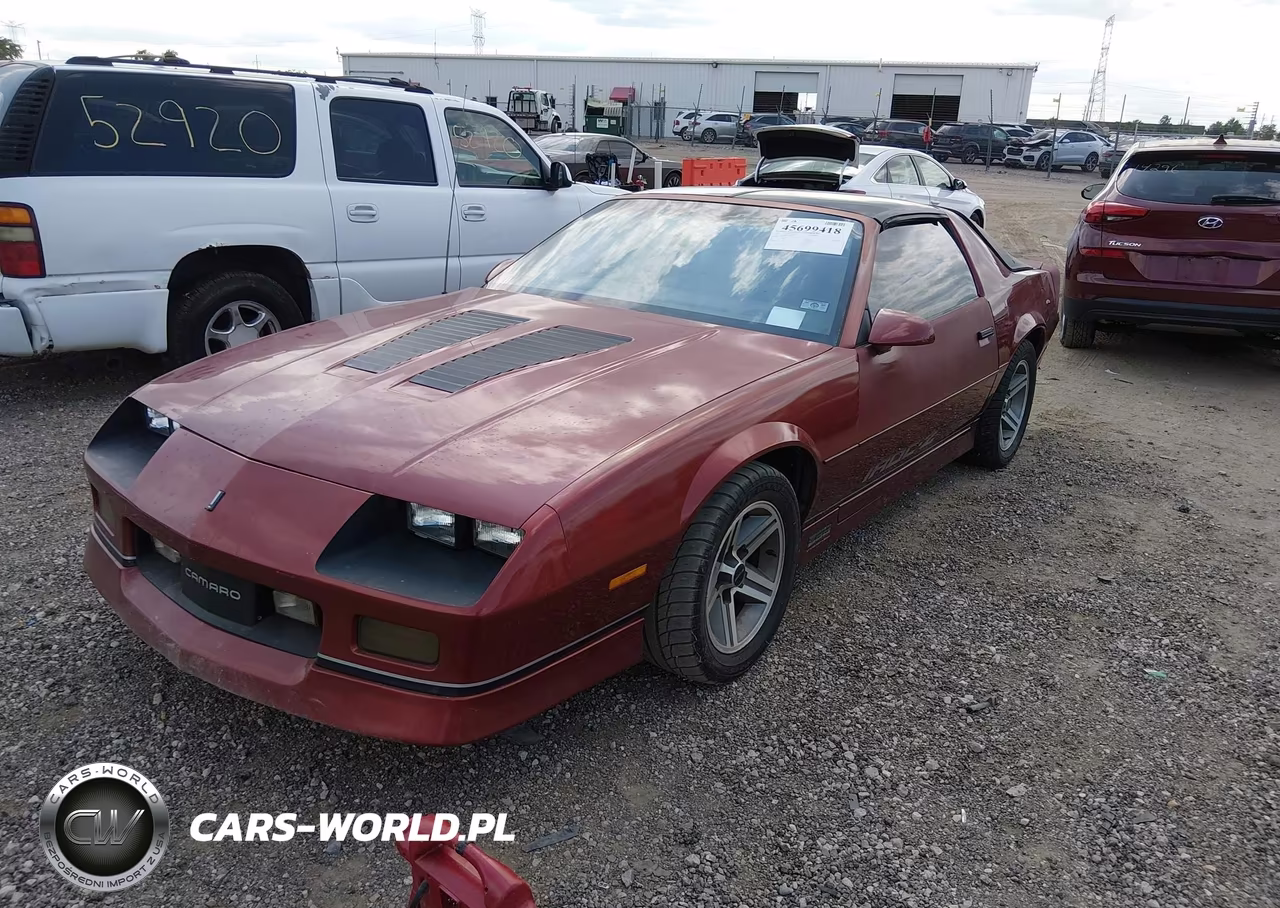 1987 Chevrolet Camaro VIN:1G1FP2186HL145875 - 2