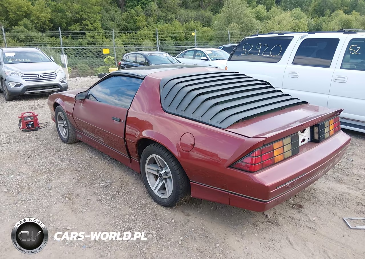 1987 Chevrolet Camaro VIN:1G1FP2186HL145875 - 3