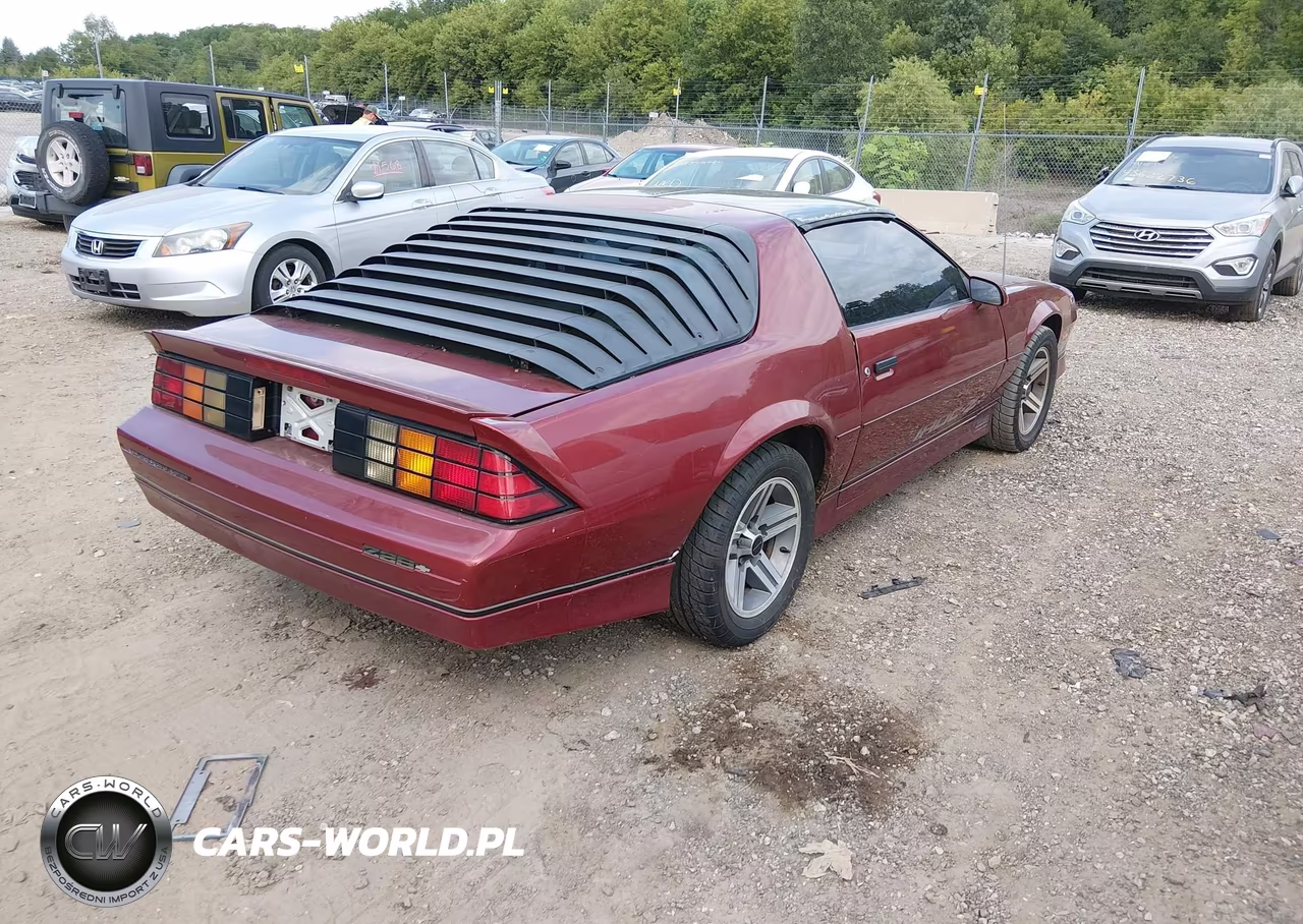 1987 Chevrolet Camaro VIN:1G1FP2186HL145875 - 4