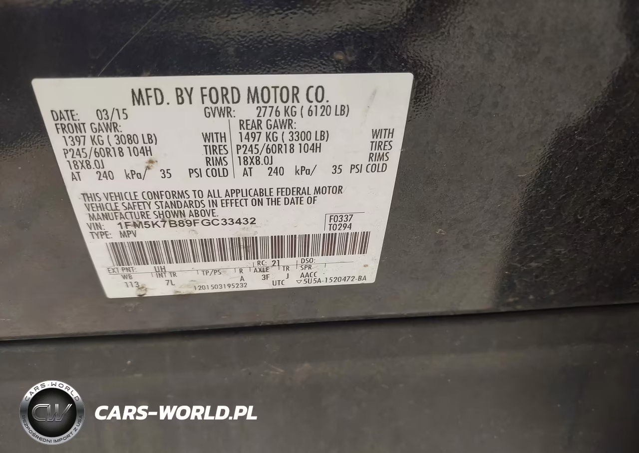 2015 Ford Explorer VIN:1FM5K7B89FGC33432 - 9