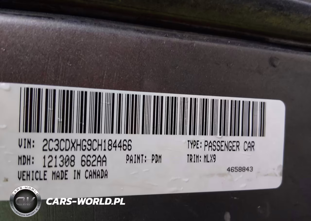 2012 Dodge Charger Sxt VIN:2C3CDXHG9CH184466 - 9