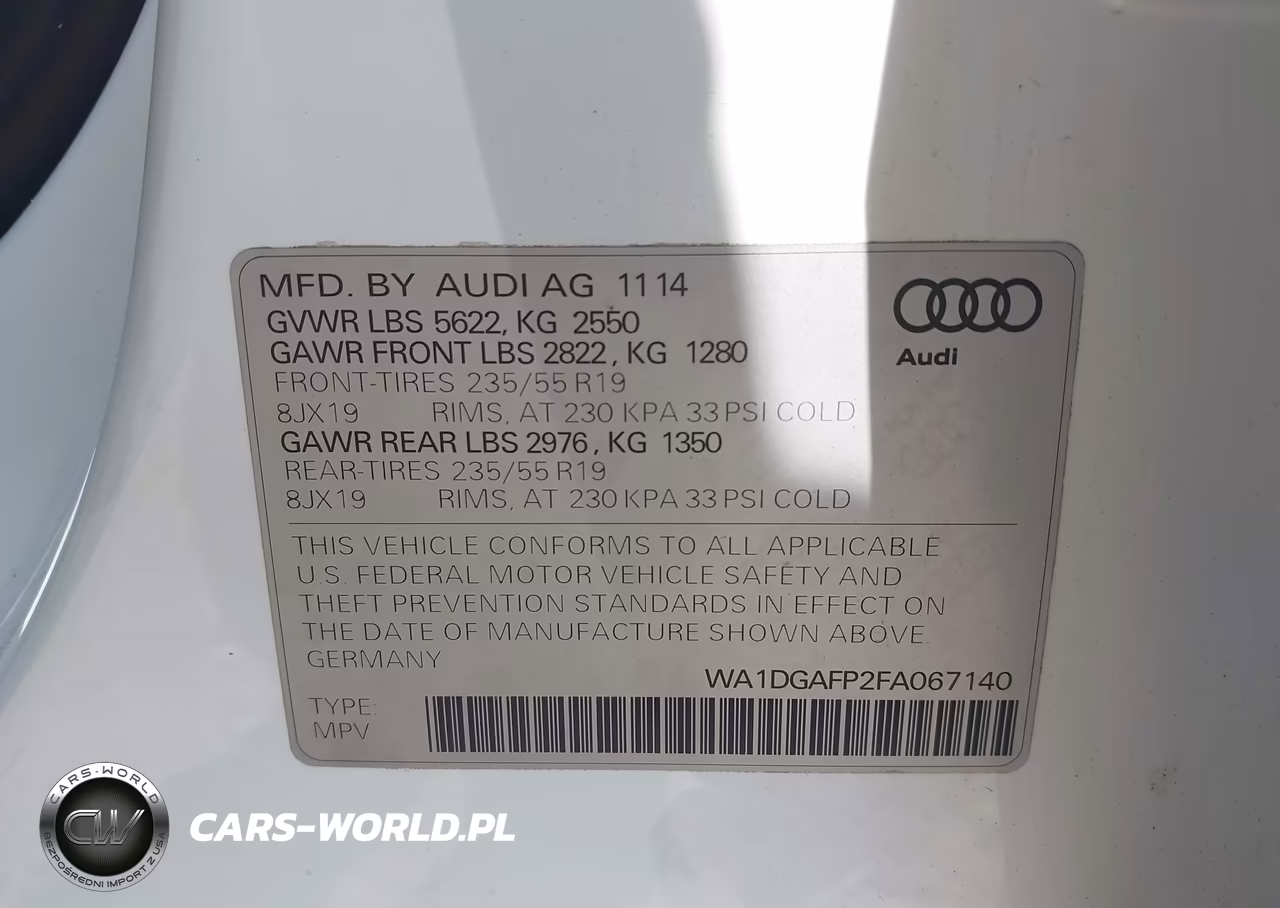 2015 Audi Q5 3.0T Premium Plus VIN:WA1DGAFP2FA067140 - 9