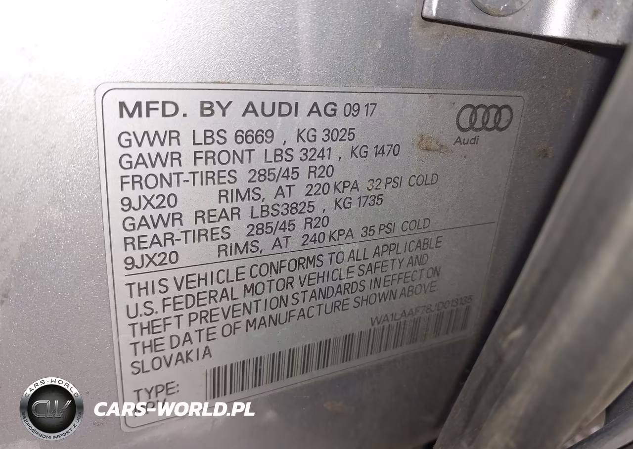 2018 Audi Q7 3.0T Premium VIN:WA1LAAF78JD013135 - 9