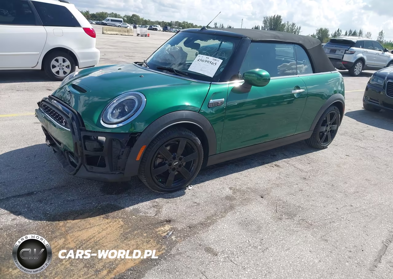 2022 Mini Convertible Cooper S VIN:WMW43DL09N3P13896 - 2
