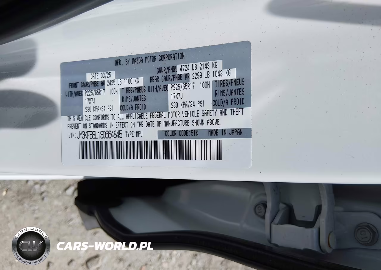 2025 Mazda Cx-5 2.5 S Select VIN:JM3KFBBL1S0664845 - 9