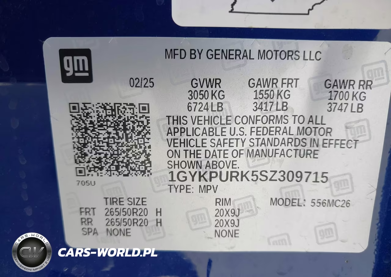 2025 Cadillac Lyriq Sport 1 Rwd VIN:1GYKPURK5SZ309715 - 9