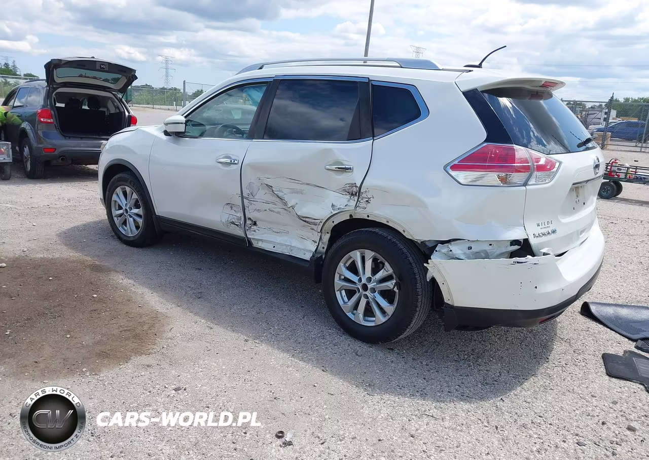 2016 Nissan Rogue Sv VIN:JN8AT2MV5GW135595 - 3