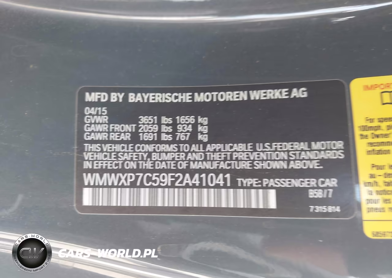 2015 Mini Hardtop Cooper S VIN:WMWXP7C59F2A41041 - 9