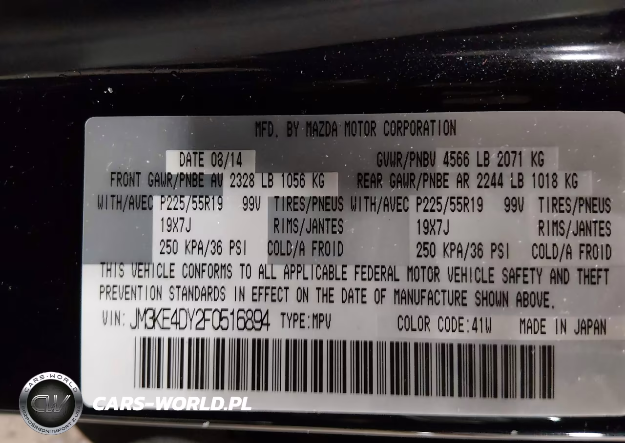 2015 Mazda Cx-5 Grand Touring VIN:JM3KE4DY2F0516894 - 9