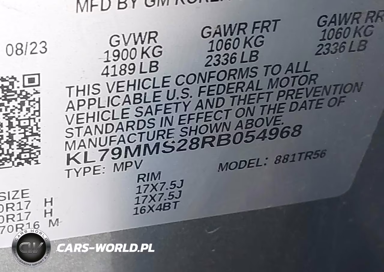 2024 Chevrolet Trailblazer Fwd Ls VIN:KL79MMS28RB054968 - 9